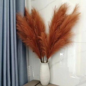 【8本セット】人工パンパスグラス(フェイク葦)大型110cm高級ふわふわボヘミアン風北欧風インテリアウェディングリビング寝室オフィスギフトおしゃれ装飾フォトスポット結婚式パーティ…