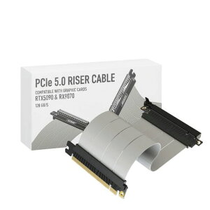 LINKUP-AVA5PCIE5.0���C�U�[�P�[�u��|RTX5090RX9070GPU�ɑΉ�|x16128GB/s���x|PCIe4.0&WRX80/WRX90E�ƌ݊�������|�X�g���[�g�z���C�g20cm(�S��
