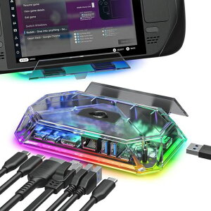 JSAUXRGBhbLOXe[VSteamDeck(OLED)/ROGAlly/LegionGoΉ8-in-1USBChbN4K@60HzHDMIAMKrbgC[TlbgAUSBC3.0AfAUSBA