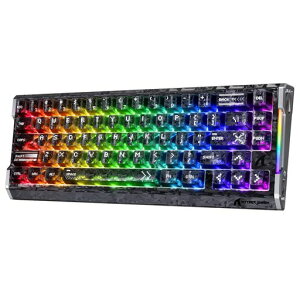 ATTACK SHARK R68HE ���s�b�g�g���K�[ �Q�[�~���O�L�[�{�[�h �J�[�{���R���|�W�b�g �|�[�����O���[�g8000Hz�Ή� RT0.005mm RGB �L��USB HUANO���C�X�C�b�` 0.08ms�f�B���C �Q�[�~���O�L�[�{�[�h