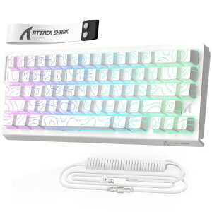 ATTACK SHARK X68 HE�Q�[�~���O�L�[�{�[�h�A8000Hz�|�[�����O���[�g�A0.01mmRT���x�A���s�b�h�g���K�[�A���C�X�C�b�`
