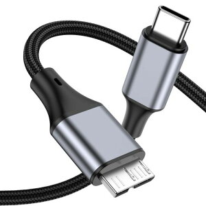 KAYQINHO 5 Gbps Micro B����USB C�n�[�h�f�B�X�N�h���C�u�P�[�u���A2M USB C����Micro B�܂ł�MacBook Pro/Air�AiPad/�^�u���b�g�AiPhone�A�T���X��Galaxy S 24�AWD