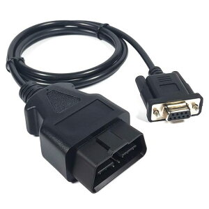 UARTFemaleDB9PorttoOBD2OBDII16PINCablefitsUSB2CANmoduleofInnoMaker