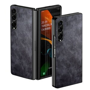 SamsungGalaxyZFold3�P�[�X���B���e�[�W���U�[���O�W���A���[�ی�s���A�J���[�X�}�[�g�t�H���P�[�XSamsungGalaxyZFold3Fold35G(Gray)