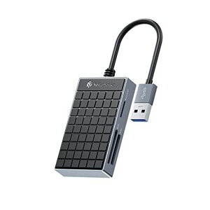 Yottamaster USB3.0 �J�[�h���[�_�[ SD/TF(microSD)/CF/MS 4�X���b�g�����ɓǂݏ��� sd�J�[�h���[�_�[ Windows/MacOS/Linux�Ή� �O�t���������[�J�[�h���[�_�[ �u���b�N[P-CR01]