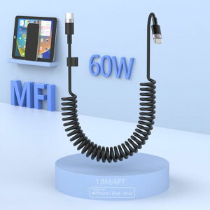 �y60W/iPhone15�zUSBTypeC�P�[�u��������莮(0.4-1.5M)60W5APDQC4.0�}���[�d�����f�[�^�]��CarplayAndroidAutoUSBCtoUSBC�f���h�~iPhone