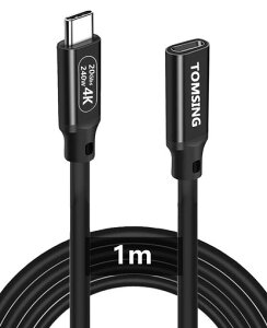 USBTypeCP[u1mUSB3.2Gen220Gbpsf[^^CvCIX烁XϊPD240W/5A^CvcR[hX}[gtH/^ubg/Q[@/m[gp\R̃^Cvc@ɑΉ(ubN1m)