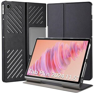 HianjooLenovoTabPlus�Ή��P�[�X2024�N�����^�u���b�g�P�[�XLenovoTabPlus�Ή��J�o�[11.5�C���`�X�^���h�@�\�t���I�[�g�X���[�v�@�\�S�ʕی�P�[�X�ϏՌ��C�菝�h�~-�u���b�N