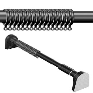 ���͂��ς�_2m2�{�˂�����_2m40�̃J�[�e�������O���܂ޖh�K�J�[�e���L�k�_��:110-200cm�p�C�v���a2.5cm�X�e�����X�����׃h�����s�v�J�[�e�����b�h�ω׏d20~45kg(110-200cm*2�{�z���C�g)