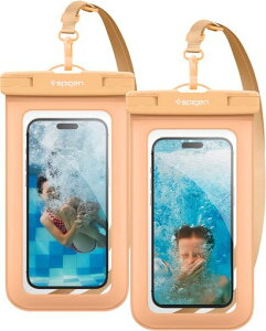 Spigen �X�}�z �h���P�[�X 2���Z�b�g ���� iPhone Pixel Xperia �ő�8.2�C���`�Ή� �^�b�`�\ ��F�� ���� �����B�e �����C ���� �ނ� �C IPX8�F�� ���S�h�� �l�b�N�X�g���b�v�t�� A601 ACS06014