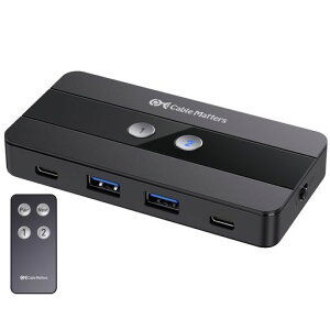 CableMatters10GbpsUSB-Cؑ֊|RtType-Cؑ֊2PCp|f[^pUSBCKVMXCb`|USB-A&USB-CӋ@2䂸L|rfIE[dΉ