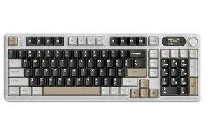 ATTACKSHARKX98PROJjJL[{[hCXKXPbg}Eg5wpbhBluetooth/2.4GHz/USB-CTFTXN[muzbgXbvΉBluetooth/2.4GHz/USB-C