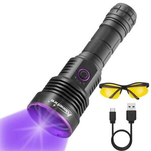 Alonefire SV43 36W ���O�� �u���b�N���C�g ���� UV LED ���C�g �g��365nm C�^USB�[�d�� �A�j�T�L�X���C�g �t�[�d �E�b�h������ �y�b�g�A���o�� �X�R�[�s�I�� �Ӓ� �^�� ���W���p �d���A�L�^�ہA�ށc