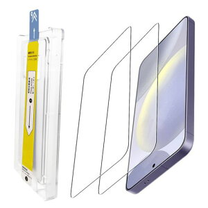 GalaxyS24Plus/S25Plus��p�K���X�t�B����2���y�w��F�ؑΉ��z�K�C�h�g�t�\��t���ȒP�M�����N�V�[S24Plus�Ή��ی�t�B���������z���d�x9H�ϏՌ�