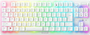 ���C�U�[ DeathStalker V2 Pro Tenkeyless JP White Edition Linear Optical Switch �g�b�v�N���X�̃��C�����X2.4GHz/Bluetooth
