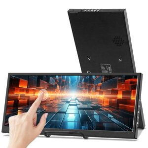12.3�C���`�^�b�`�X�N���[���Z�J���_���[���j�^�[�AIPS�X�g���b�`�o�[LCD�g���x���^�b�`�f�B�X�v���C1920 * 720 HDMI USBC�A�m�[�g�p�\�R���p���o�C���^�b�`�X�N���[���AWindows Aida64 GPU CPU RAM���c