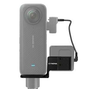 CYNOVA X4�p �R�[���h�V���[ Cold Shoe For Insta 360 X4 �A�N�Z�T��,�C���X�^360 X4 �X�e���X�}�C�N�X�^���h �V���[�g���}�E���g�u���P�b�g �ɓK���� Insta 360 X 4/X 3/One X 2�ƌ݊���������