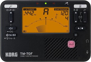 KORG(�R���O) �`���[�i�[ ���g���m�[�� TM-70F BK �u���b�N ���t�y �u���X�o���h �I�[�P�X�g��