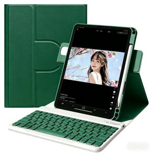 iPad9����p�L�[�{�[�h�P�[�XiPad10.2�C���`��9/8/7����Air3Pro10.5Bluetooth�L�[�{�[�h�t���J�o�[���u���E�c�u���Ή����E���}�O�l�b�g�ϏՌ��ۂ��L�[���󂭂ڂݓ��͂��₷�����w���[��