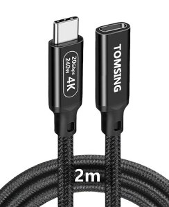 TOMSINGUSBTypeCP[u^CvCIX烁Xϊ2mUSB3.2Gen220Gbpsf[^PD240W/5A}[diC҂݉R[h