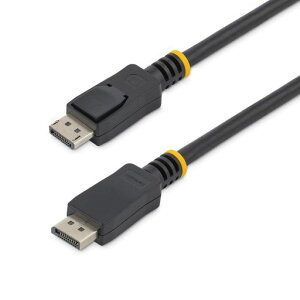 StarTech.com���b�`�t��DisplayPort1.2�P�[�u��5m�f�B�X�v���C�|�[�g/DP���j�^�[�P�[�u���I�X/�I�X�u���b�N4K�Ή�DISPL5M