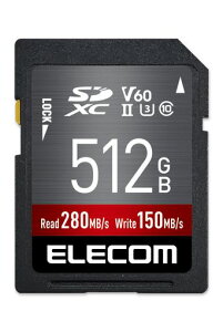 �G���R�� SD�J�[�h 512GB SDXC �f�[�^�����T�[�r�X�t UHS-II V60 MF-FS512GU23V6R