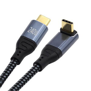 NFHKUSB-C240WType-C�P�[�u��480Mbps48V5A�A�b�v�_�E���p�x90�x�Ή�USB2.0100W�[�d�m�[�g�p�\�R���^�u���b�g�X�}�z300cm
