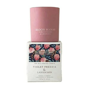 BLOOMBLOOMu[u[ScentedCandleZeBbhLhVIOLETFREESIA&LAVENDERoCIbgt[WA&x_[