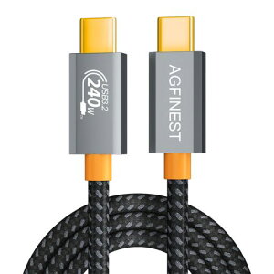 USB 3.2 �P�[�u�� 240W PD3.1 QC3.1 �������[�d USB 3.2 Gen 2x2-20Gbps �f�[�^�]�� 4K 60Hz �f���o�� �����ϋv usb type c �P�[�u�� MacBook Pro iPad Pro Google
