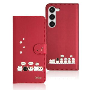 Qribo �K�� Galaxy S23 �P�[�X �蒠�^ SC-51D �P�[�X Galaxy S23 �蒠�J�o�[ �V���v���Ȃ̂ɉ����f�U�C�� ���b�h