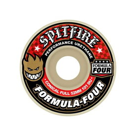 スピットファイヤーSPITFIREスケートボードウィールF4FORMURAFOUR52mmスピットファイア独自の高品質ウレタンを使用クラシック