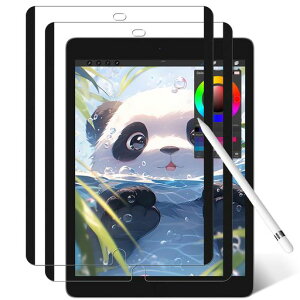 �y2���Z�b�g�z iPad 10.2 ���E�� �y�[�p�[�f�N�X�`�� �t�B���� iPad 10.2 (��9���� 2021 / ��8���� 2020 / ��7���� 2019) �p �}�O�l�b�g�^�C�v �P���g ���̂悤�ȕ`���S�n �ی�t�B���� �A���`�O���A �c
