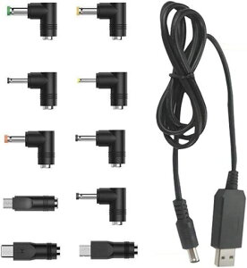 USB�d���P�[�u���ϊ��v���O�t��usb�[�d�P�[�u���ے[�q5.5x2.1mm1m�r�f�I�J����PSP��@�\�[���[�p�l�����o�C���o�b�e���[�ȂǗp���p�r�R�l�N�^�A�_�v�^�t��