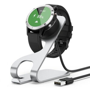 �`���[�W���[�h�b�N Garmin Vivoactive 5 4 4S 3/3 Music/Venu Sq/Venu/Venu 3S 3 2S 2�ƌ݊���������A�v���~�A���A���~�j�E���[�d�P�[�u���X�^���h�x�[�X�X�e�[�V����USB Date Syn