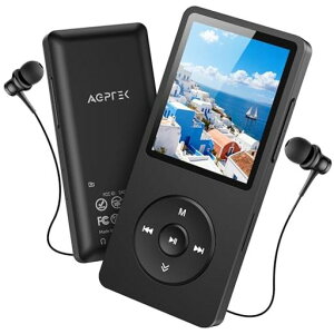 [�T�C�g�{�^���ǉ�]AGPTEKMP3�v���[���[���y�v���[���[HIFI30g���y��64GB����128GB�܂Ŋg���\�{�^�����쉹�y�v���[���[40���ԍĐ����X���X�T�E���hFM���W�I�_�C���N�g�^���Ή��A���[������c