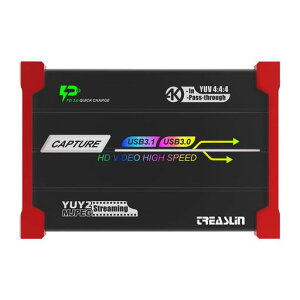 TreasLin HDMI����/USB-C���� �L���v�`���[�{�[�hswitch�Ή��A�Q�[�����C�u�z�M�Ƙ^�� �A�r�f�I�L���v�`���[ �A�x�؂Ȃ��p�X�X���[�A3.5mm�I�[�f�B�I����/�o�́AHDMI�܂�USB-C�̓f�o�C�X����r�f�c