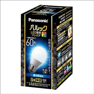 �p�i�\�j�b�N �p���b�N LED�d�� �������a26mm �v���~�AX �d��60�`���� �����F����(7.3W) ��ʓd�� ��ԑS�̂��Ƃ炷�^�C�v(�S�����^�C�v) �����Ή� LDA7DDGSZ6