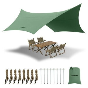 KingCamp�^�[�vTC�w�L�T�^�[�v4.2x4.1m�|���R�b�g�������ΉՌ���?���L�����v�V��4~6�l�p����y�O�E���[�v�t���O�p�⋭�������H���O���J�b�g�R���p�N�g���[�ܕt���A�E�g�h�A/�o�[�x�L���c