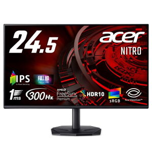 AcerNitroQ[~Oj^[24.5C`tHDIPS300Hz1ms(VRB)sRGB99%AMDFreeSyncPremiumubNu[XgHDR10Q[r[eNmW[u[Cgጸ