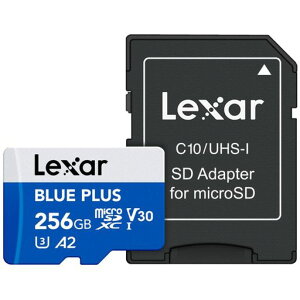 Lexar Blue Plus Micro SD�J�[�h 256GB