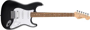 Squier by Fender �X�N���C���[ �G���L�M�^�[ Debut CollectionTM StratocasterR HT HSS, Laurel Fingerboard, White Pickguard, Black �\�t�g�P�[�X�t��