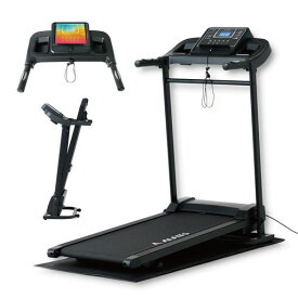 アルインコ(ALINCO)ランニングマシン家庭用折りたたみ時速1-10kmワンタッチ速度調節ボタン傾斜角度調節プログラム機能タブレットトレー付き心拍測定簡単移動ウォーキングマシントレッド…