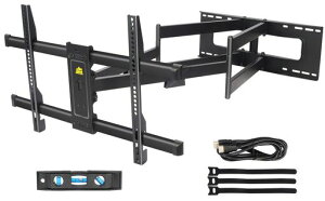 FORGINGMOUNT�e���r�Ǌ|������50-90�^�Ή�����^�Ǌ|������ω׏d75kg105.5CM�������O�A�[��90°��]�t�����[�V�������O��&���E&�㉺���p�x����VESA600x400mm�܂�24�h�̖؊Ԓ��ɑΉ�