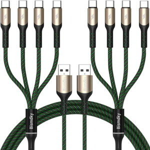 �y2�{�Z�b�g�z4in1���ϋv�ґg�i�C�������@�\�[�d�P�[�u���AUSB�}���[�d�P�[�u���A4��ނ̃C���^�[�t�F�[�XTypeC*4�������A4��̐ݔ��̓����[�d���T�|�[�g��Phone171615/Switch/GooglePixel/Nexus5