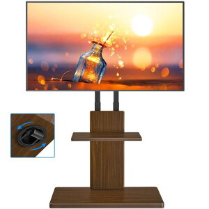 Rfiver�e���r�X�^���h�B���L���X�^�[�t��tv�X�^���h32~70�C���`�Ή��e���r�X�^���h���[�^�C�v�Ǌ񂹃e���r��tvstand�ω׏d45kgVESA100*100~400*400�������߉\���E25�x��U��Ɨp��Зp