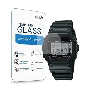 (3������) Frgnie �X�N���[���ی�t�B���� Compatible with Casio DW-5600, �Ή� G-SHOCK DW-5610 �����K���X�ی�t�B����