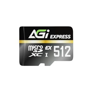 AGITF338microSDXCExpress�J�[�h512GB�ő�Ǎ�800MB/s�ő发��700MB/s�yNintendoSwitch2�œ���m�F�ς݁zSD7.1EXSD�J�[�h�G�N�X�v���X�������J�[�hUHS-IU3