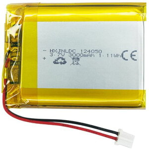 DC3.7V3000mah124050�[�d�\���`�E���|���}�[�d�rforDIY3.7-5V�d�q���i�A����2���d�r����������