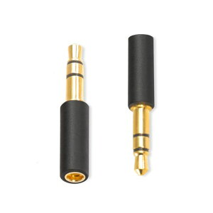 okcsc 3.5mm MMCX�ϊ� �ϊ��R�l�N�^ �C���z���W���b�N �ϊ� ���[3.5mm(�I�X)-MMCX(���X) HE4XX�EHE-350�EHE1000�ɓK�� 2�Z�b�g �u���b�N