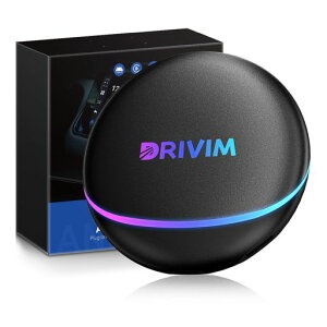 DRIVIM CarPlay AI Box Android �y�㕔���ȃ��j�^�[�Ή��zHDMI�o�� �J�[�i�r��YouTube Netflix Hulu�ȂǓ��掋���\ GPS���� ���2�����\�� ���C�����XCarPlay/Android Auto